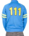 Fallout 4 Vault Blue Varsity Jacket Back