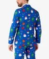 Festivity Blue Mens Trendy 2 Piece Suit Back