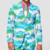 Flaminguy Colorful Mens 2 Piece Suit