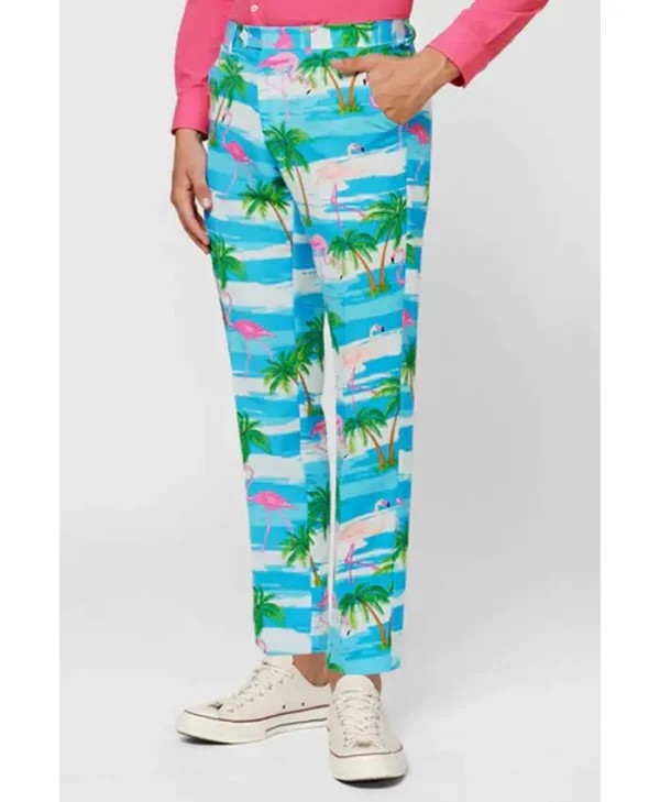 Flaminguy Colorful Mens 2 Piece Suit Trouser