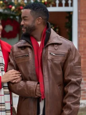 Fletcher Christmas With A Kiss Brown Jacket