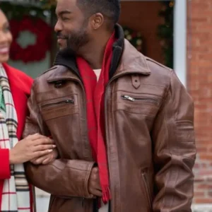 Fletcher Christmas With A Kiss Brown Jacket