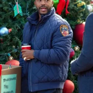 Fletcher Christmas with A Kiss Blue Jacket