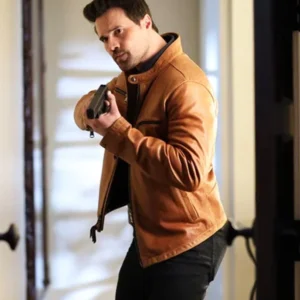 Found S02 Mark Brett Dalton Leather Jacket For Sale