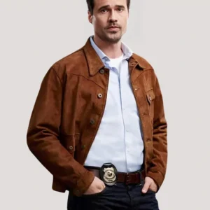 Found S02 Mark Trent Brown Suede Jacket