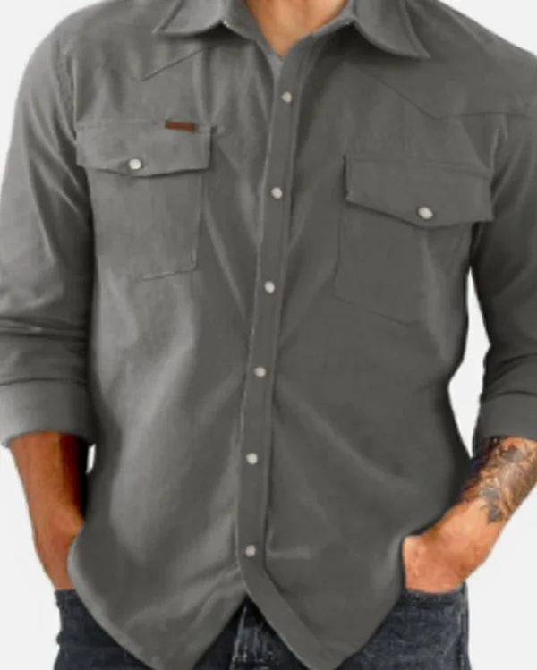 Georgie and Mandys First Marriage Georgie Cooper Grey Shirt For Sale