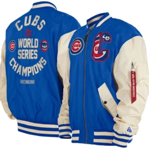 Get Baseball Team Chicago Cubs Bomber Jacket