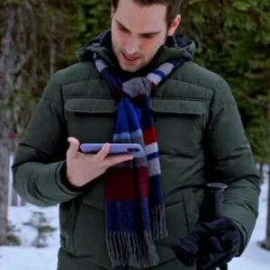 Giles Panton Snowy with a Chance of Christmas Puffer Jacket