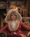 Goldie Hawn The Christmas Chronicles Shearling Coat For Sale