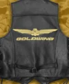 Goldwing Motorcycle Rider Black Vest Back