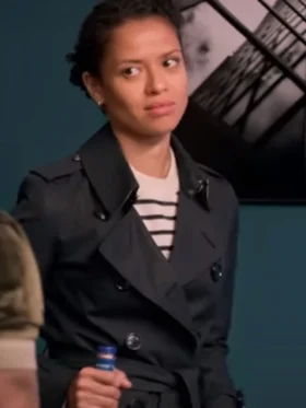 Gugu Mbatha Raw Lift Black Coat