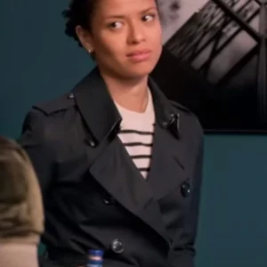 Gugu Mbatha Raw Lift Black Coat