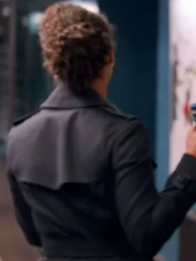 Gugu Mbatha Raw Lift Black Coat For Sale