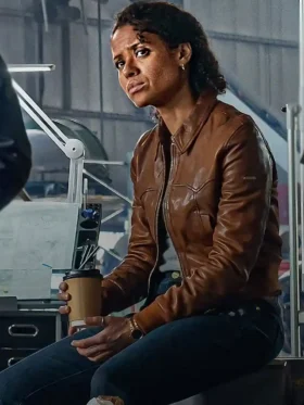 Gugu Mbatha Raw Lift Brown Jacket