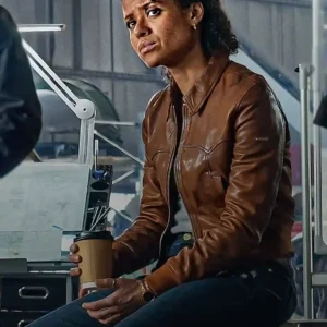 Gugu Mbatha Raw Lift Brown Jacket