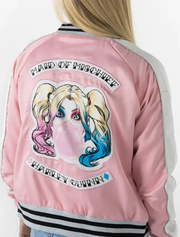 Harley Quinn Bomber Jacket Back