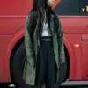 Harper Stern Industry Green Coat
