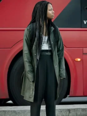 Harper Stern Industry Green Coat