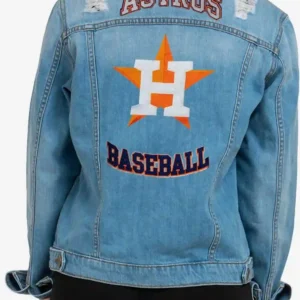 Houston Astros Denim Jacket For Men