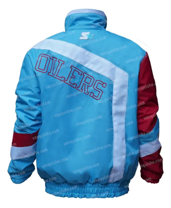 Houston Oilers Track Jacket Back