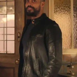 Howard Charles Whitstable Pearl S03 Black Leather Jacket