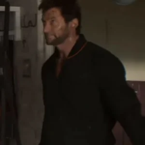 Hugh Jackman Deadpool Wolverine Black Jacket