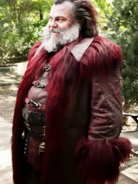 Jack Black Dear Santa Leather Shearling Fur Coat