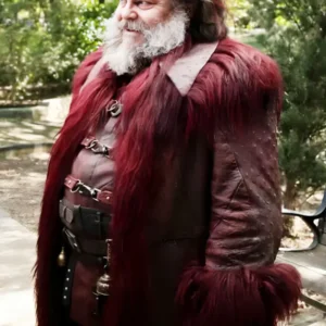 Jack Black Dear Santa Leather Shearling Fur Coat