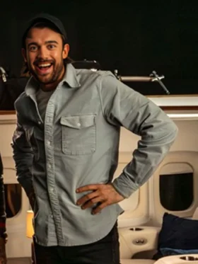 Jack in Time for Christmas Jack Whitehall Cotton Shirt