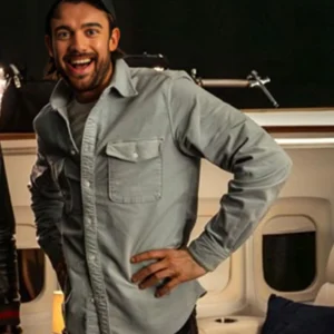 Jack in Time for Christmas Jack Whitehall Cotton Shirt