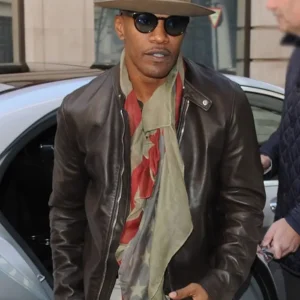 Jamie Foxx Back in Action Brown Leather Jacket