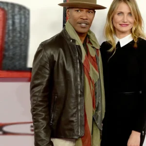 Jamie Foxx Back in Action Brown Leather Jacket Brown