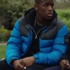 Jamie Top Boy S03 Blue Puffer Jacket