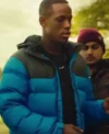 Jamie Top Boy S03 Blue Puffer Jacket For Sale