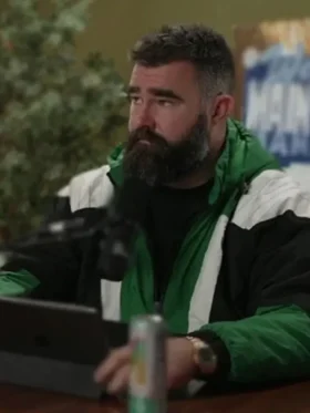 Jason Kelce New Heights Eagles Starter Jacket