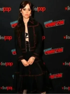 Jenna Ortega Wednesday Black Event Jacket
