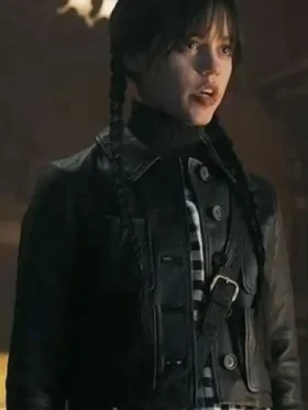Jenna Ortega Wednesday Black Jacket
