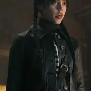 Jenna Ortega Wednesday Black Jacket