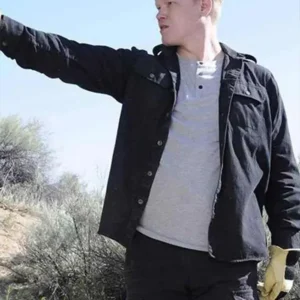 Jesse Plemons Breaking Bad Black Cotton Jacket Front