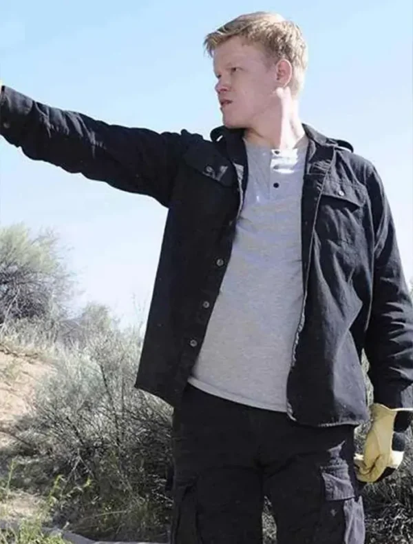 Jesse Plemons Breaking Bad Black Cotton Jacket Front