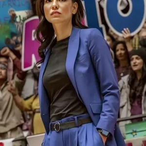 Jessica Matten Rez Ball Blue Blazer