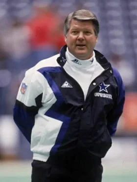 Jimmy Johnson Green Dallas Cowboys Jacket