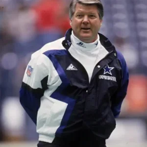 Jimmy Johnson Green Dallas Cowboys Jacket