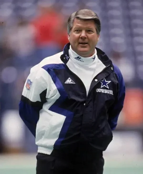 Jimmy Johnson Green Dallas Cowboys Jacket