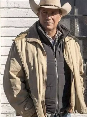 John Dutton Yellowstone Beige Jacket