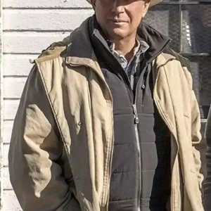 John Dutton Yellowstone Beige Jacket