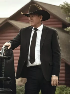 John Dutton Yellowstone S05 Black Blazer