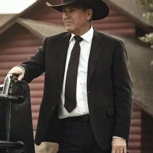 John Dutton Yellowstone S05 Black Blazer