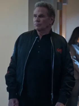 John Kreese Cobra Kai S06 Bomber Jacket For Sale