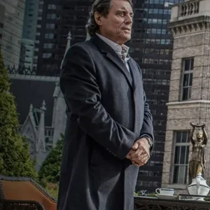 John Wick 3 Lan Mcshane Blue Wool Coat Main